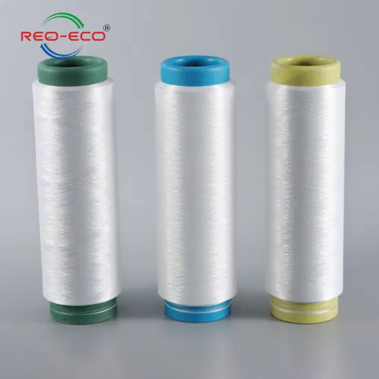 POY 50d/72f 100% Recycle Polyester Yarn for Weaving with Grs